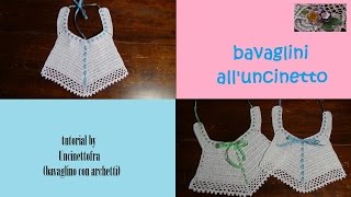 bavaglini alluncinetto tutorial bavaglino con gli archetti [upl. by Skricki]