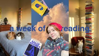 A week of reading 💗📖 book recs book haul politics chatty vlog [upl. by Yehc1]