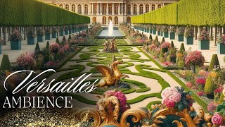 Palace of Versailles French Fountain Gardens Ambience [upl. by Ujawernalo]