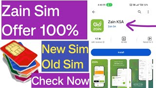 Zain Internet Package 2024  Zain New Sim Offers  How To Register Zain App [upl. by Juli]