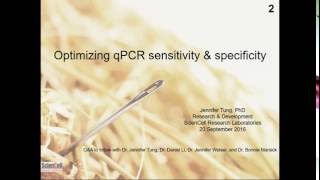 Optimizing qPCR sensitivity and specificity WEBINAR [upl. by Bathelda714]