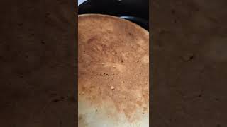 Cooking bread on stove top homemade food cooking bread cookingvideo cookingathome short [upl. by Akenahs445]