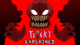 Whats up with Tricky Friday Night Funkin Explained [upl. by Nnyleve384]