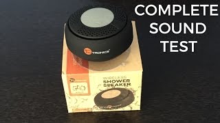 TaoTronics Bluetooth Shower Speaker TTSK03 Review [upl. by Anwat]