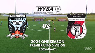 2024 WYSA One Season U14G  WPFC vs WSEU [upl. by Airetnohs]