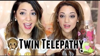 Twin Telepathy Challenge With NikiAndGabiBeauty [upl. by Aniv]