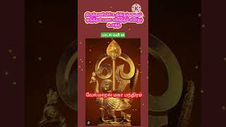 vel maaral important  velmaral maha mantra with lyrics powerful murugan song shorts [upl. by Ayama584]