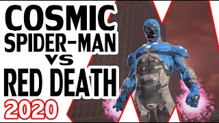 DCUO Cosmic SpiderMan VS The Red Death [upl. by Lledor]