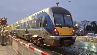 Christmas day 11 antrim station level crossing co antrim [upl. by Ahael]