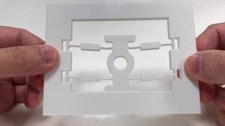 3dprinted Bistable Compliant Switch Mechanism [upl. by Ecirbaf307]