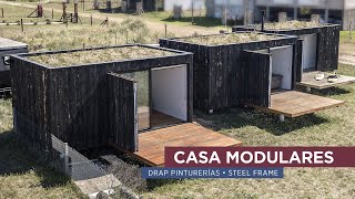 Sistemas constructivos Casa modulares Steel frame Construcción a seco Ventajas y funcionalidad [upl. by Wasson]