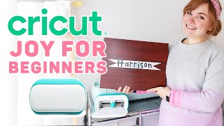 HOW TO USE THE CRICUT JOY amp CRICUT DESIGN SPACE FOR BEGINNERS  SLOW UK TUTORIAL [upl. by Lamaj]