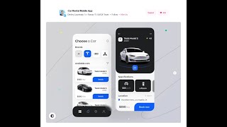 Speedcode Car Rental UI Flutter [upl. by Ardnahs]