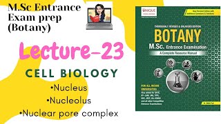 Nucleus  Nucleolus  Nucleoplasm  Nuclear pore Complex Cell bio  Cytology MSc BSc Lec23 [upl. by Ellynad]