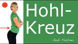 18 min⭕️ Übungen bei einem Hohlkreuz  ohne Geräte [upl. by Sidnac]