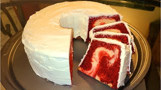 Red Velvet cream cheese marble cake [upl. by Osi]