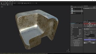 Substance Painter 2 Creating a Realistic Metal Look [upl. by Dorette484]