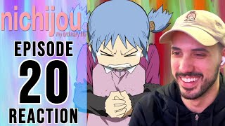 Nichijou Episode 20 Reaction  MIOS BREAKING POINT [upl. by Adnauqal]