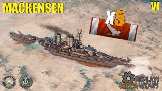 Probably the best and only good game I will ever have with Mackensen in my entire life  WOWS [upl. by Lazor707]