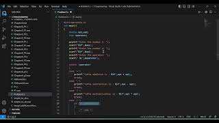 Simple Calculator Program  CProgramming  Visual Studio Code [upl. by Small]