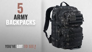 Top 10 Army Backpacks 2018 Best Sellers Military Tactical Backpack Large Army 3 Day Assault Pack [upl. by Bruner]