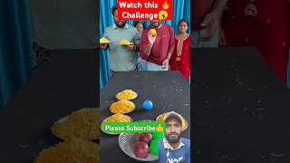 Watch this Challenge 🙉🤔🔥 challenge streetfood funny shorts reaction [upl. by Liberati702]