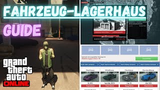 Wie macht man am meisten GELD mit dem FAHRZEUGLAGERHAUS in GTA 5 Online GERGUIDE [upl. by Seessel514]