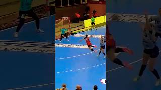 Best shot and save handball 🤾‍♂️handballhandballhighlightsbestofhandballhandballplayertrending [upl. by Nivaj]