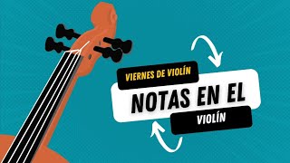 Notas en el violin  Viernes de Violín [upl. by Ardnohsal]