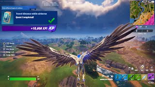 Fortnite  Travel Distance While Airborne WEEK 1 Quests Challenges [upl. by Netneuq]