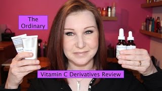 The Ordinary Skincare  Vitamin C amp Derivatives  Review [upl. by Honebein154]