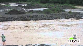 Lahar in Belham Valley 14 October 2012 2 [upl. by Ynnor728]