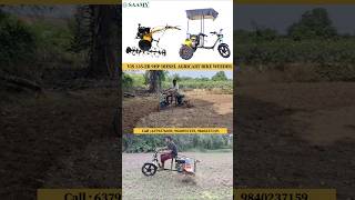 VIS 135E AGRICART 9HP DIESEL BIKE WEEDER WORKING VIDEOCAN NORMAL WEEDER ALSO [upl. by Anderegg]