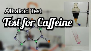 Murexide test  Test for caffeine  Alkaloid test [upl. by Gino]