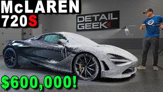 How To Prep A 600000 McLaren For A Car Show [upl. by Mylor]