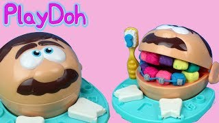 Play Doh • Dentysta • Tęczowe zęby • bajki dla dzieci [upl. by Rillis471]