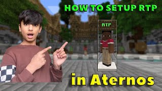 How To Setup RTP Znpcs in Aternos  How To Make Rtp Npc in Aternos  BetterRTP Plugin Aternos [upl. by Onateyac]