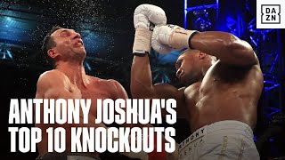 Anthony Joshuas Top 10 KOs [upl. by Bendick]