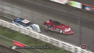 Knoxville Raceway  Late Model Knoxville Nationals Highlights  Night 1  September 14 2023 [upl. by Zadoc]