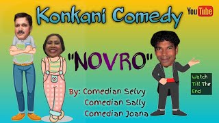 new Konkani comedy quotNOVROquot  Konkani comedy by comedian Selvy Sally Joana  Konkani comedy [upl. by Aneeuq]