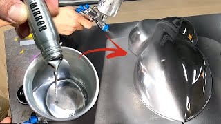 Spraying LIQUID MIRROR  The Most REFLECTIVE Paint on Earth The Real Deal [upl. by Syramad]