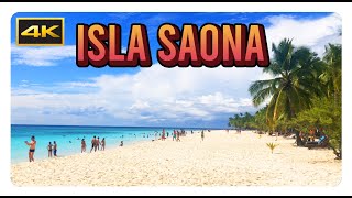 ISLA SAONA 4K  Tropical Island Paradise in Punta Cana DOM REP [upl. by Nayab756]