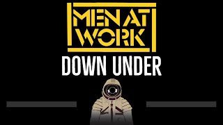 Men At Work • Down Under CC 🎤 Karaoke Instrumental Lyrics [upl. by Malissia721]