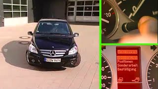 How to Reset Service Interval on MercedesBenz AClass and BClass  W169 W245 [upl. by Oiluarb]