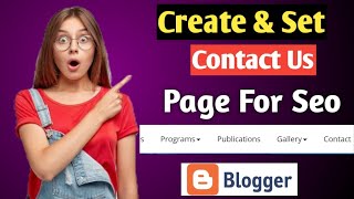 How to create Contact Us form page in blogger  Contact Us page  Digital Monis [upl. by Rebm]