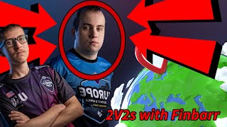 GeoGuessr Ranked 2v2s WITH Finbarr [upl. by Winer]