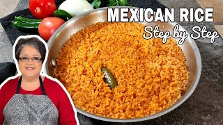 MEXICAN RICE  Step by Step  added tips❤️ [upl. by Runkel985]