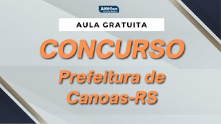 Concurso da Prefeitura de Canoas RS  Guarda Municipal  Aula de Língua Portuguesa  AlfaCon [upl. by Netsrijk]