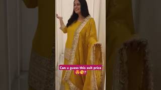 Guess the Price Dipika Ibrahims Stunning Suit Reveal 👗dipikakiduniya shorts stylish minivlog [upl. by Brittani]