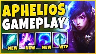 APHELIOS GAMEPLAY THIS CHAMPION IS INSANELY BROKEN INFINITE SPELLS  League of Legends [upl. by Nolasba]